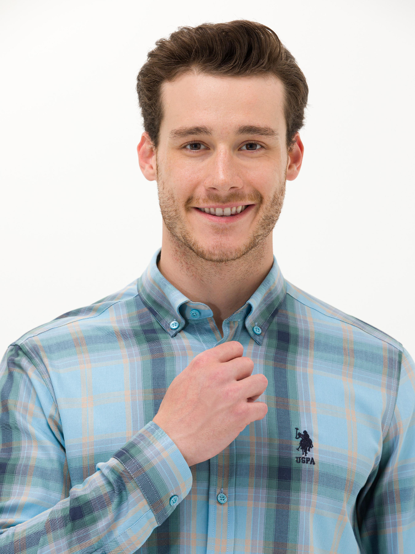 Рубашка US Polo модель G081GL004.000.1450200.VR036 Фото