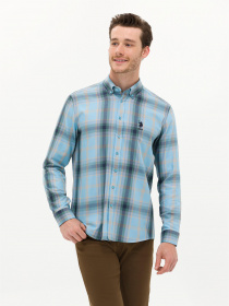 Рубашка повседневная US Polo модель G081GL004.000.1450200.VR036 Рубашка повседневная US Polo модель G081GL004.000.1450200.VR036 Фото