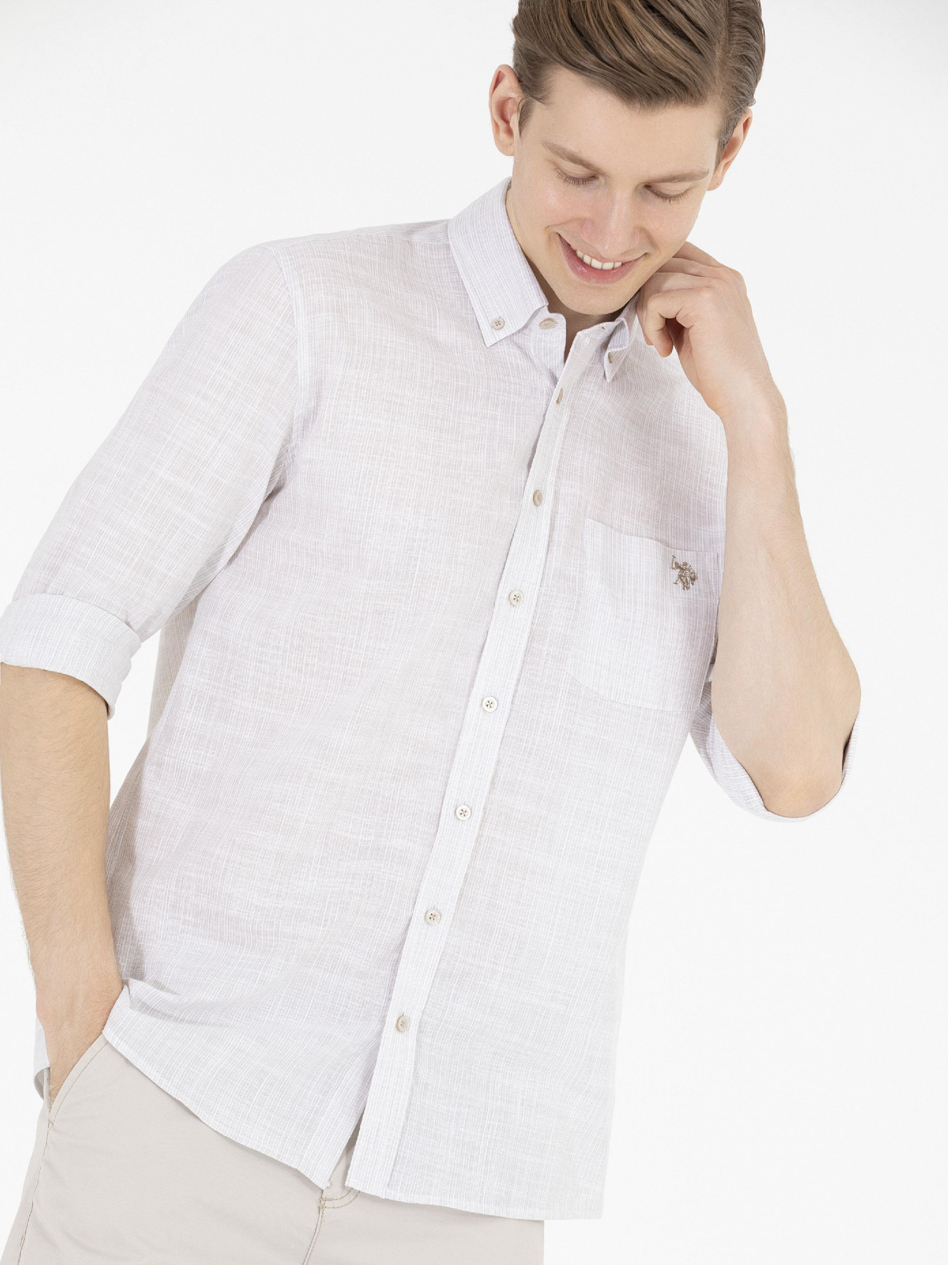 Рубашка US Polo модель G081GL004.000.1575234.VR049 Фото