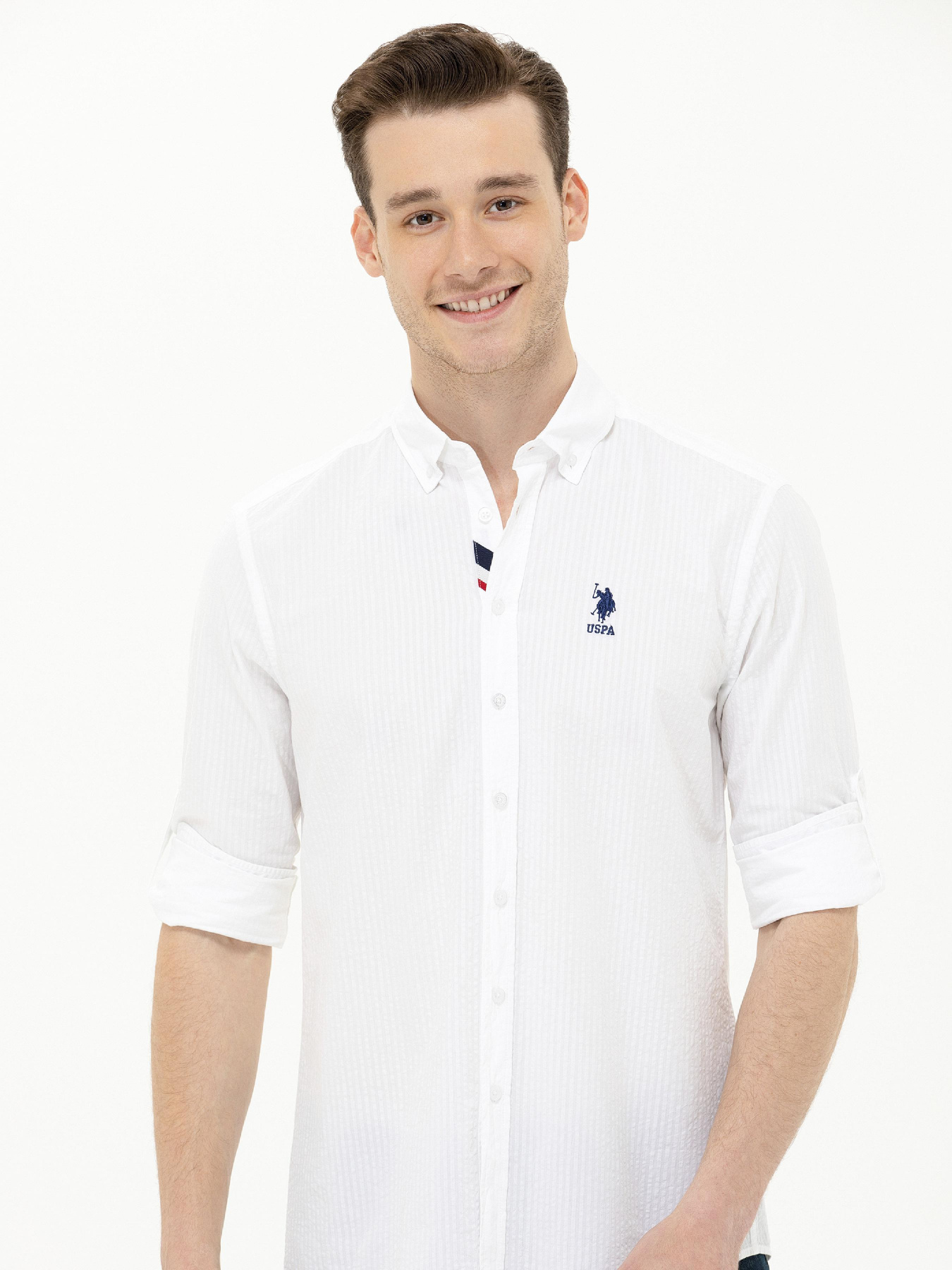 Рубашки US Polo модель G081SZ004.000.1579327.VR013 Фото