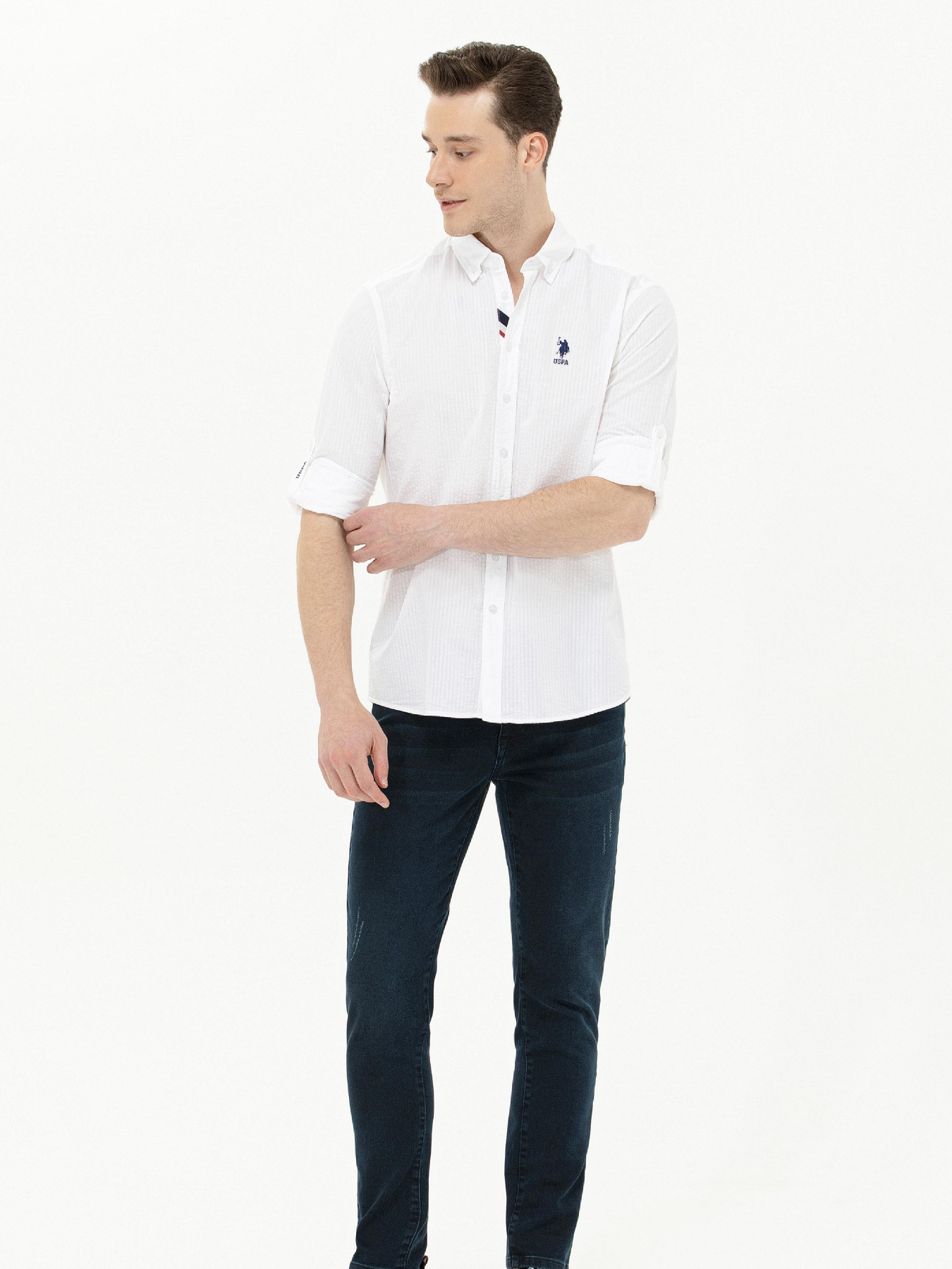 Рубашки US Polo модель G081SZ004.000.1579327.VR013 Фото