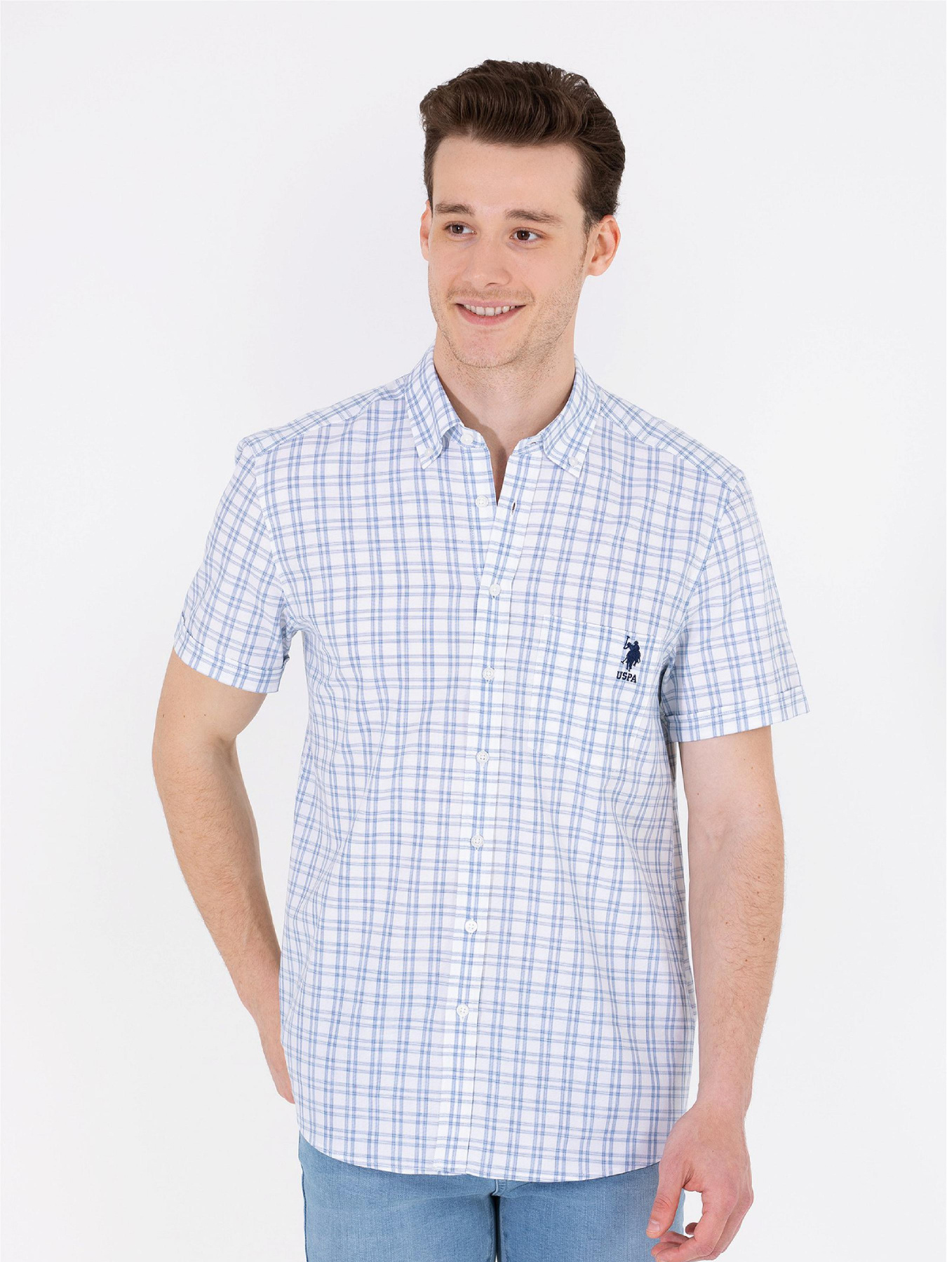 Рубашка US Polo модель G081GL004.000.1584224.VR033 Фото