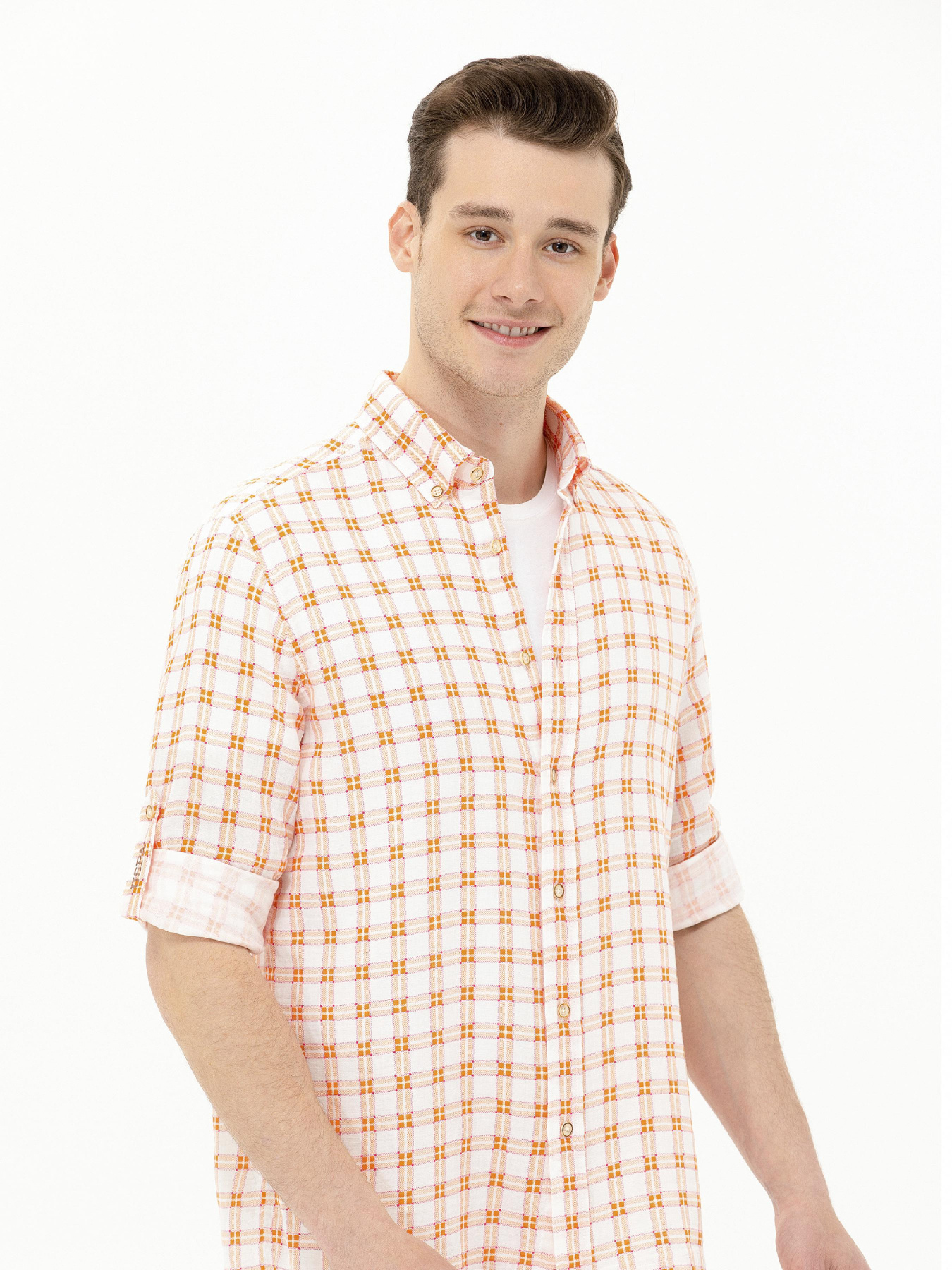 Рубашка повседневная US Polo модель G081SZ004.000.1573353.VR031 Фото