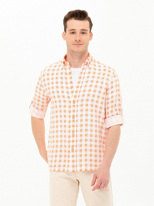 Рубашка повседневная US Polo модель G081SZ004.000.1573353.VR031 Фото