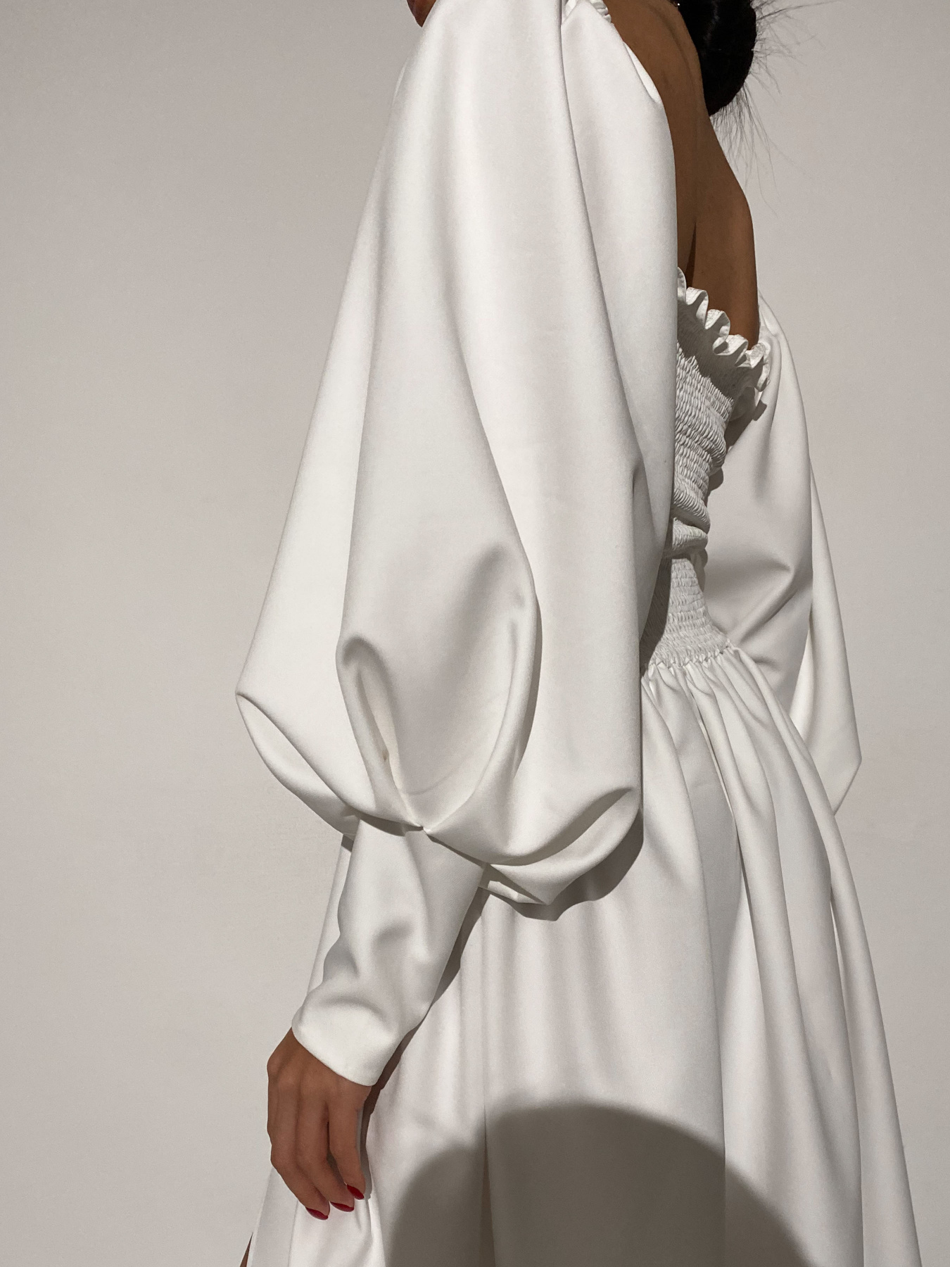 Платье макси Jadone Fashion модель Suknya_Dilara_bila Фото