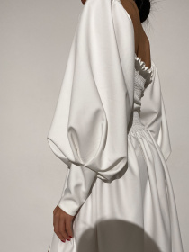 Платье макси Jadone Fashion модель Suknya_Dilara_bila Фото