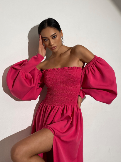 Сукня максі Jadone Fashion модель Suknya_Dilara_malina — фото 4 - INTERTOP