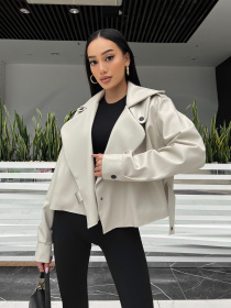 Куртка кожаная Jadone Fashion модель Deyt_mol Фото