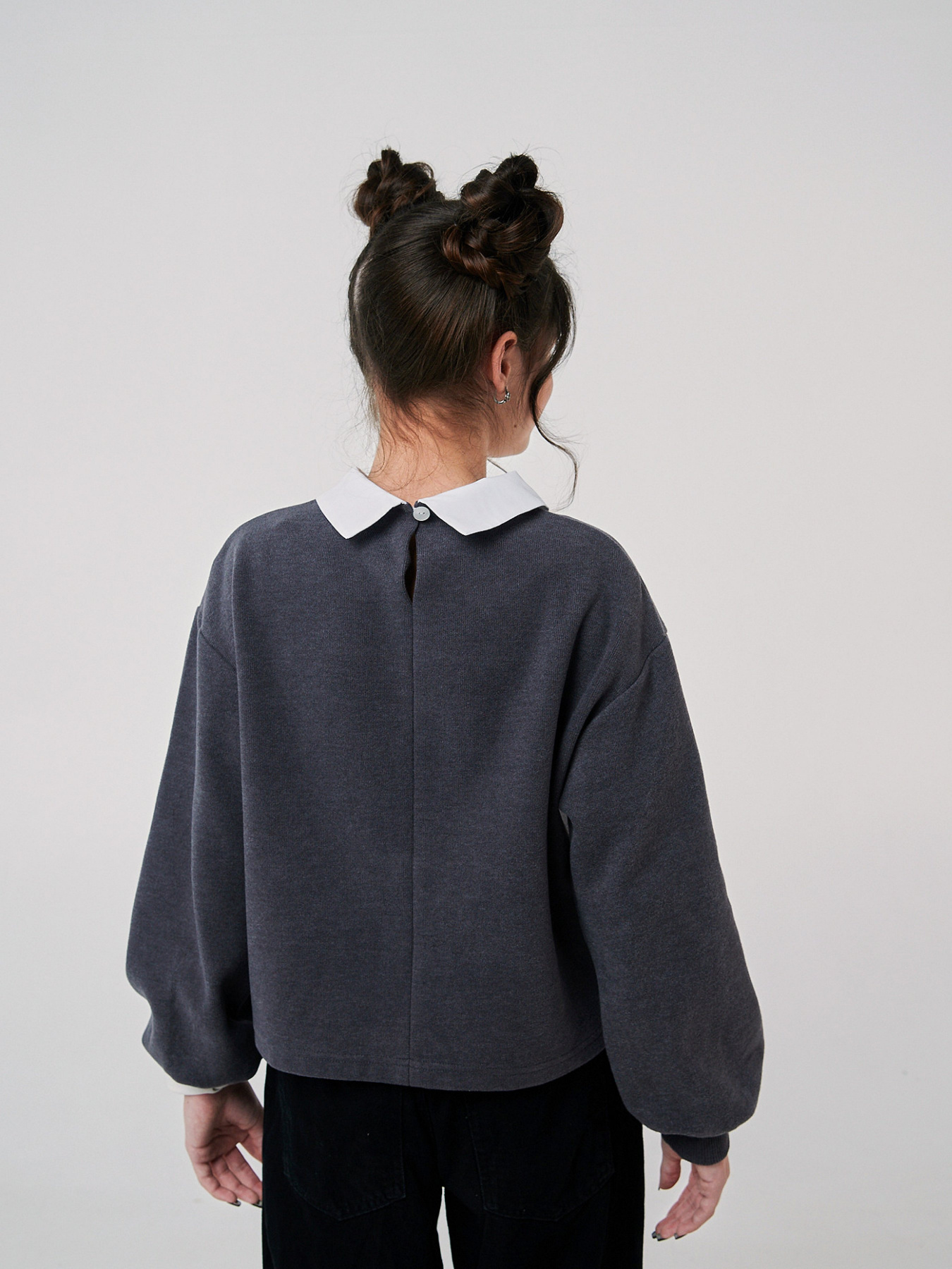 Джемпер SMIL модель smil_116610-temno-seryj Фото