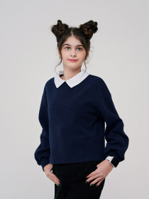 Джемпер SMIL модель smil_116610-temno-sinij Джемпер SMIL модель smil_116610-temno-sinij Фото