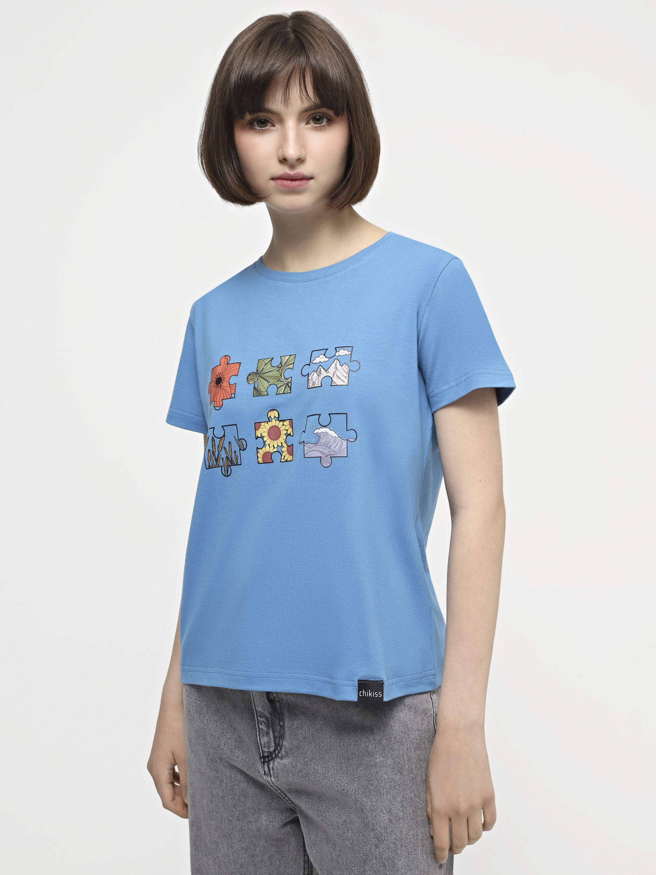 Футболка Chikiss модель CLV202-05gra Фото