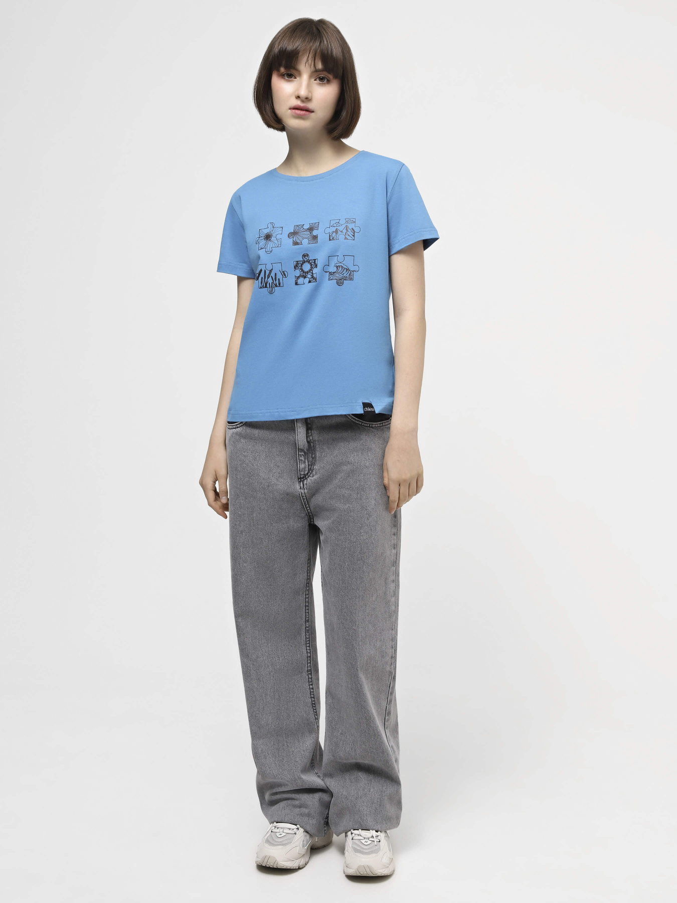 Футболка Chikiss модель CLV202-10gra Фото