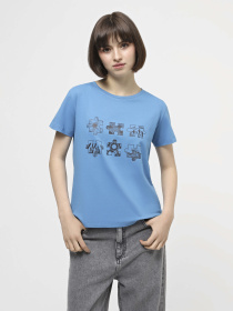 Футболка Chikiss модель CLV202-10gra Фото