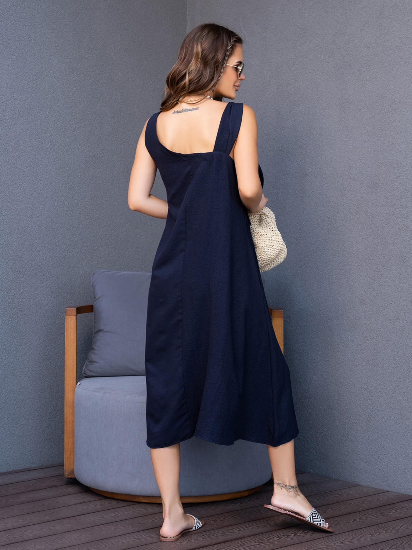 Сарафан ISSA Plus модель 14123_blue Фото