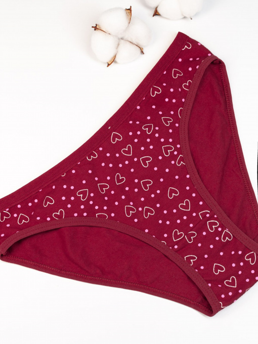 Труси ISSA Plus модель BL2-688_burgundy Фото