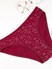 Трусы ISSA Plus модель BL2-688_burgundy Фото