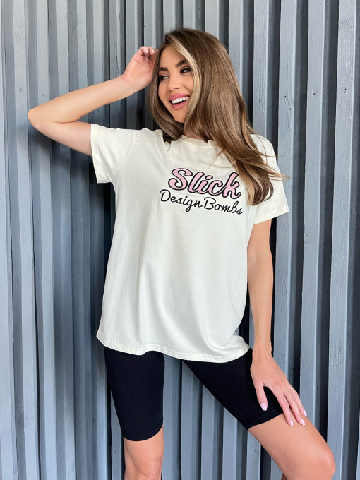 Футболка ISSA Plus модель WN20-501_beige Фото