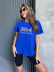 Футболка ISSA Plus модель WN20-501_blue Фото