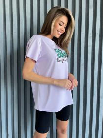 Футболка ISSA Plus модель WN20-501_lilac Фото