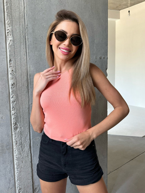 Майка ISSA Plus модель WN20-517_coral Фото