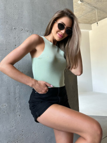 Майка ISSA Plus модель WN20-517_mint Майка ISSA Plus модель WN20-517_mint Фото