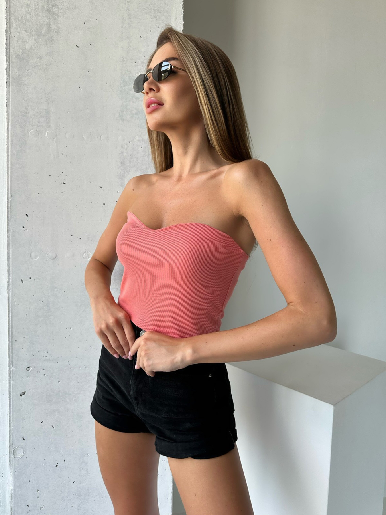 Топ ISSA Plus модель WN20-521_coral Фото