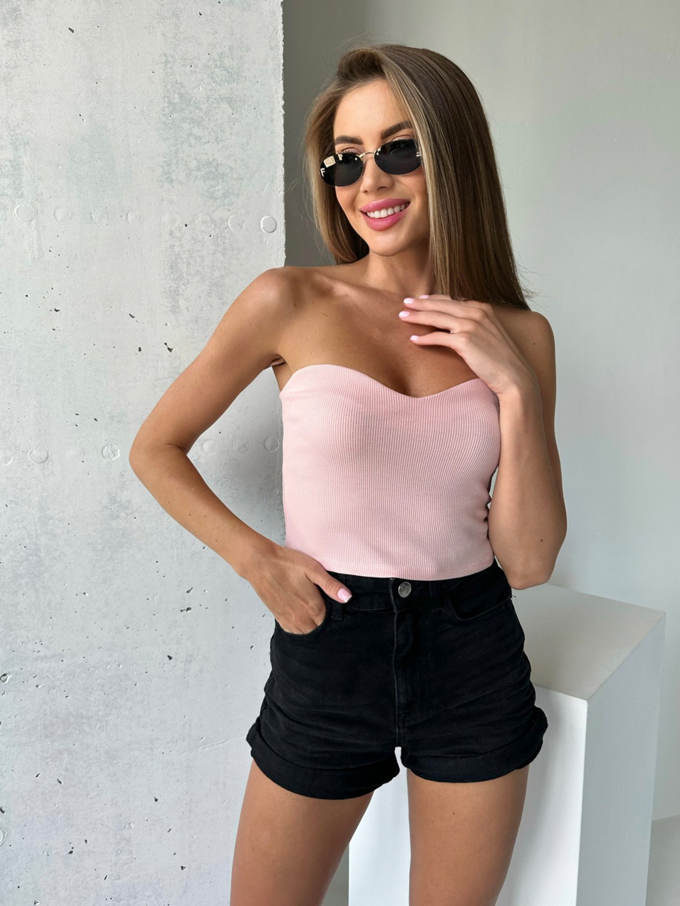 Топ ISSA Plus модель WN20-521_pink Фото