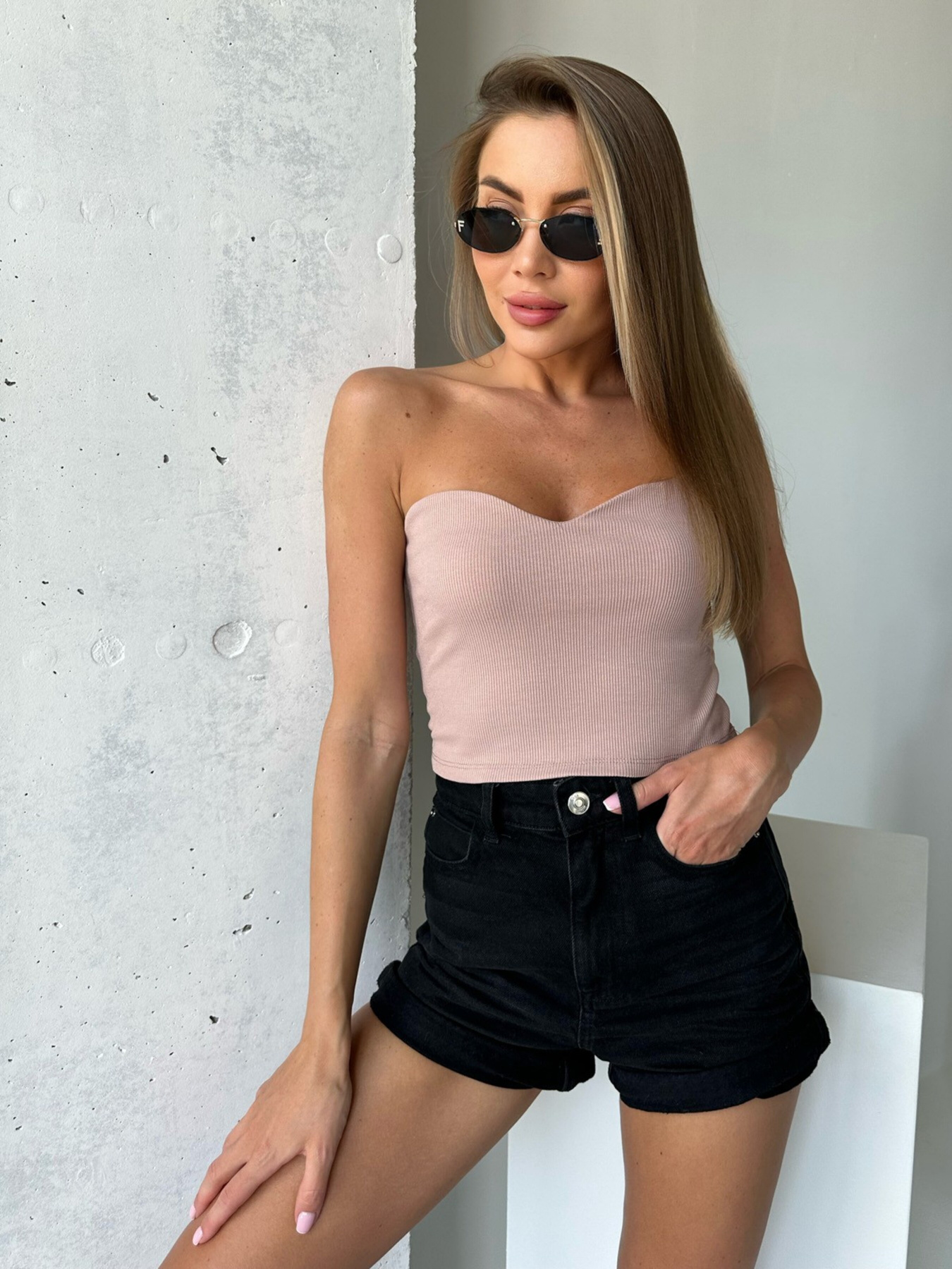 Топ ISSA Plus модель WN20-521_lightbeige Фото