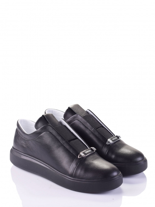 Слипоны Derisan модель 114black Фото