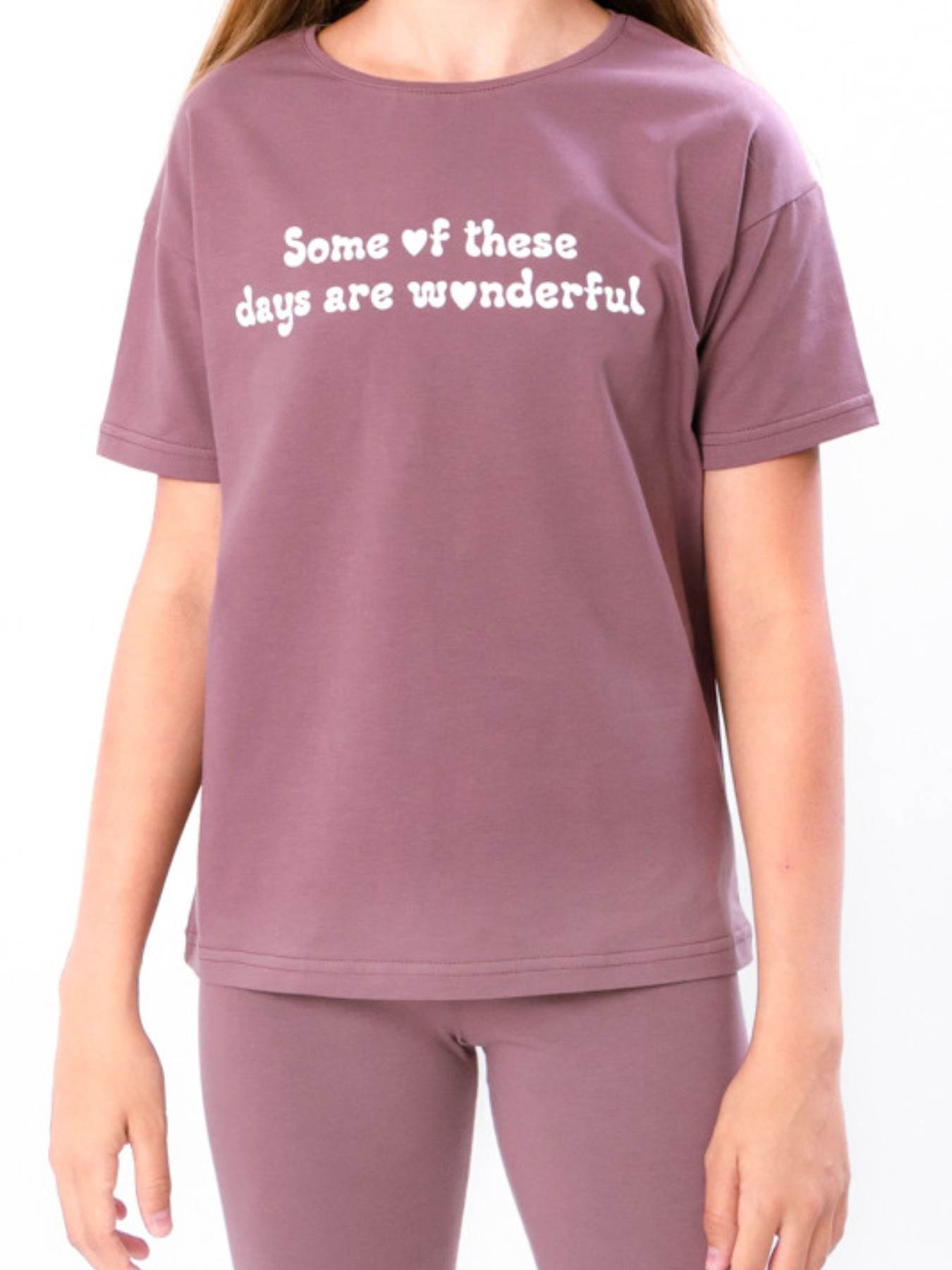 Повсякденний костюм Носи своє модель 6337-036-33-1-popelqsta-lavanda-nadpis Фото