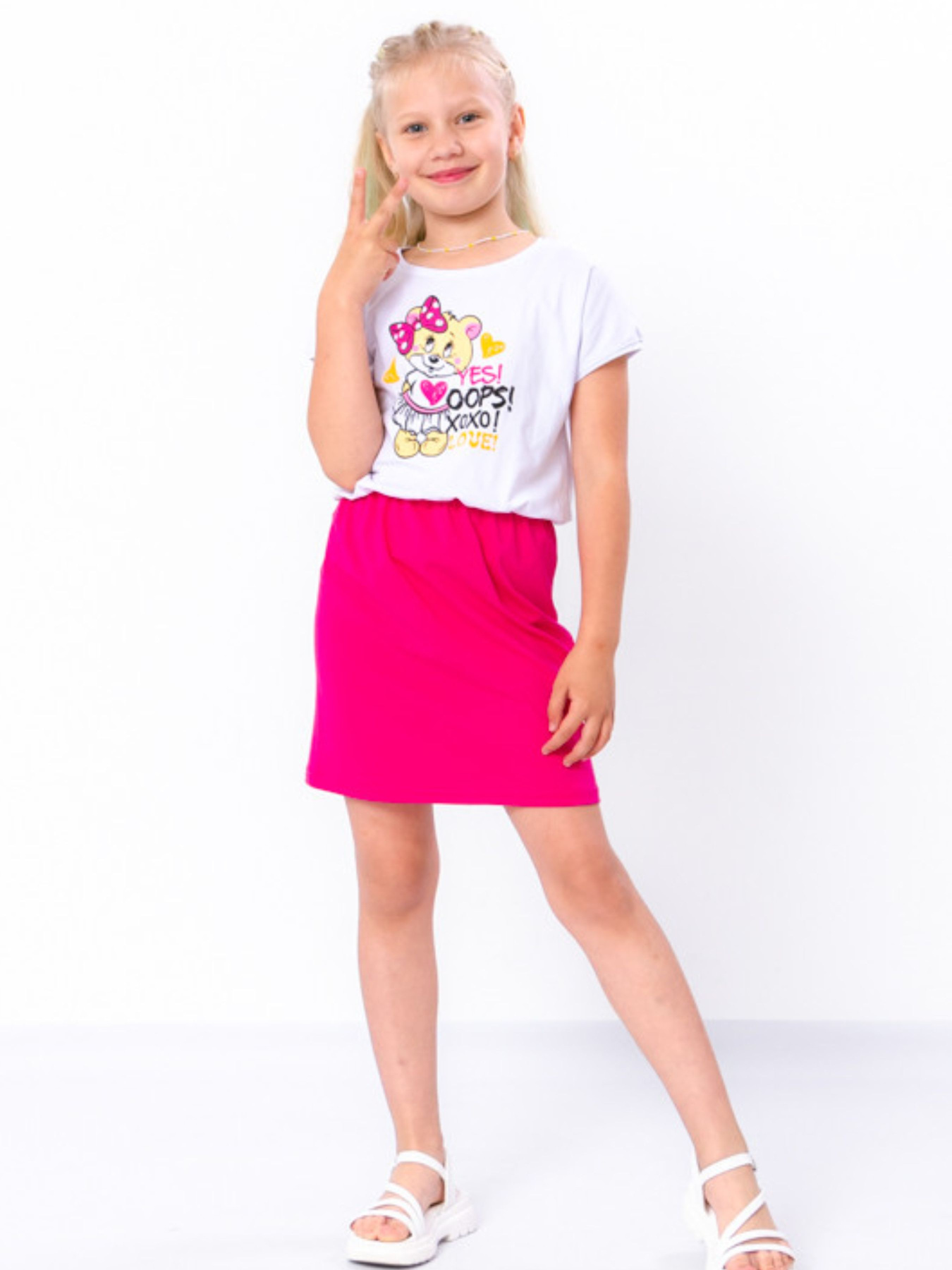 Платье мини Носи своє модель 6189-036-33-1-svtlo-malinovij-vedmedik Фото