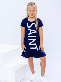 Платье-футболка Носи своє модель 6255-036-33-chornilxno-sinj Фото