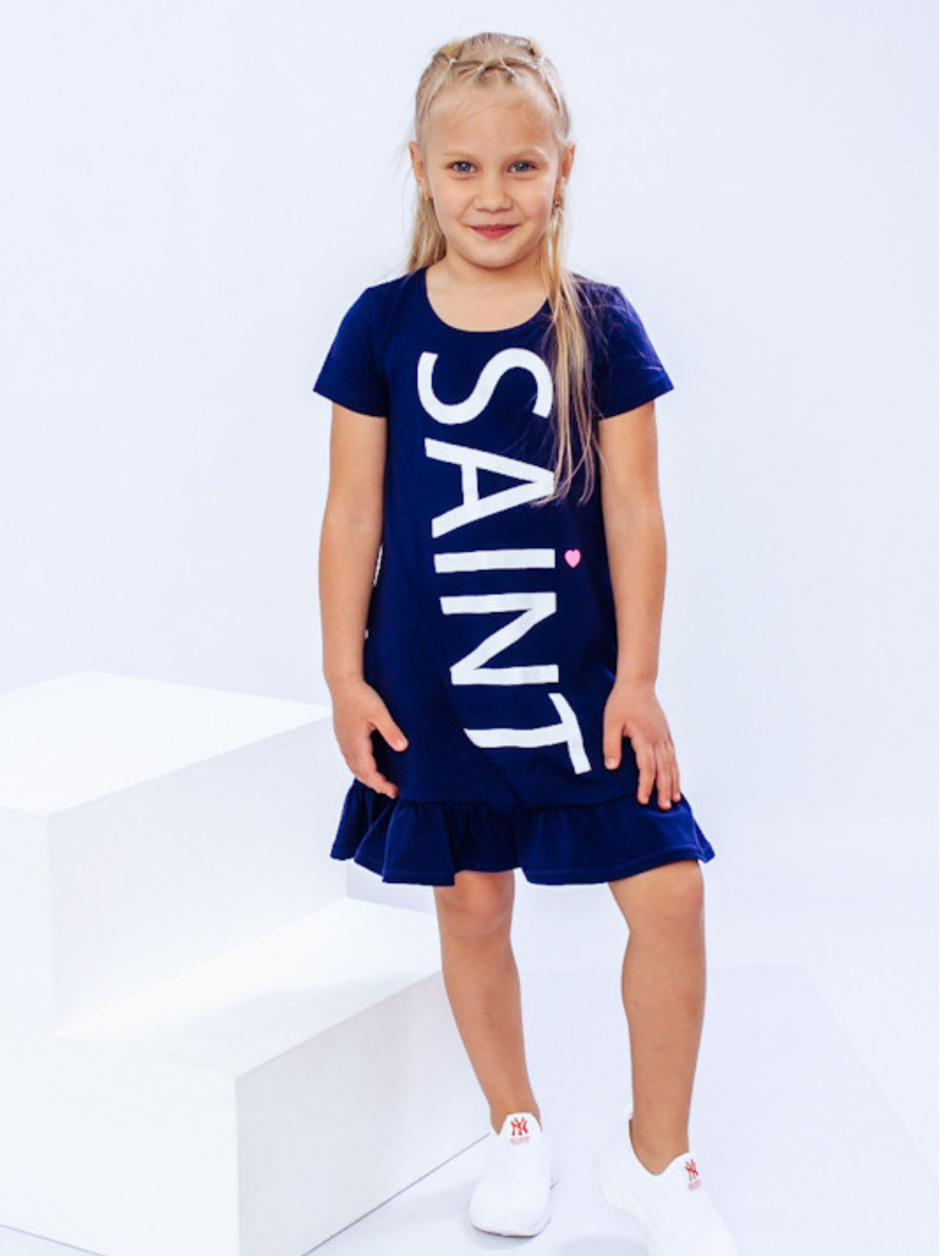 Сукня-футболка Носи своє модель 6255-036-33-chornilxno-sinj Фото