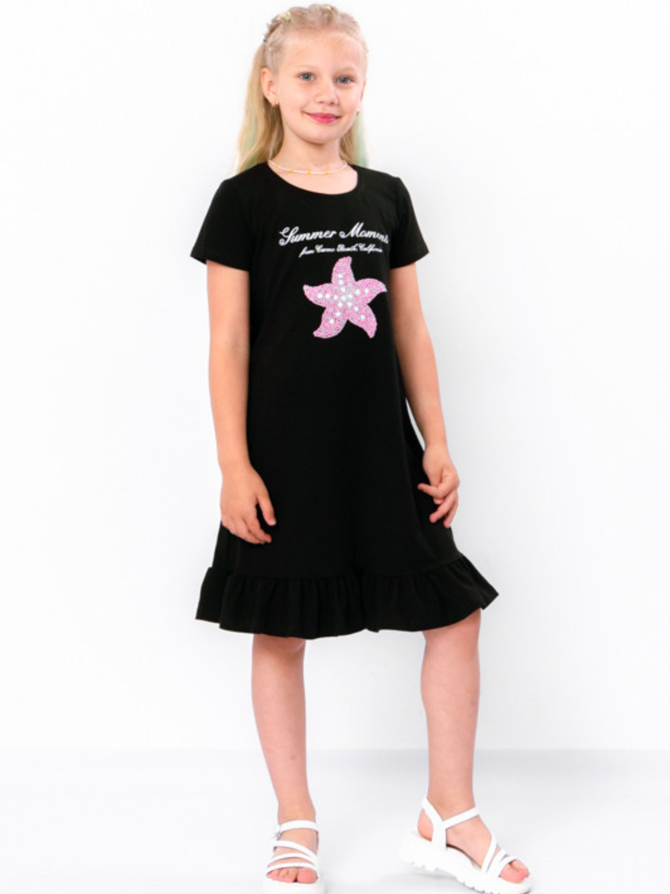 Сукня-футболка Носи своє модель 6255-036-33-chornij-zrka Фото