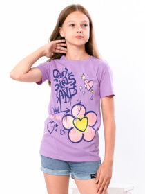 Футболка Носи своє модель 6021-001-33-2-ametist-romashka Фото