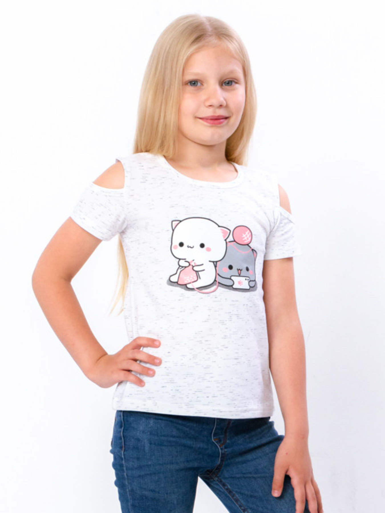 Футболка Носи своє модель 6147-070-33-1-molochnij-kotiki Фото
