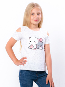 Футболка Носи своє модель 6147-070-33-1-molochnij-kotiki Фото