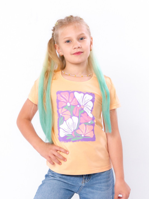 Футболка Носи своє модель 6012-036-33-5-pomaranchevo-persikovij-kvti Фото