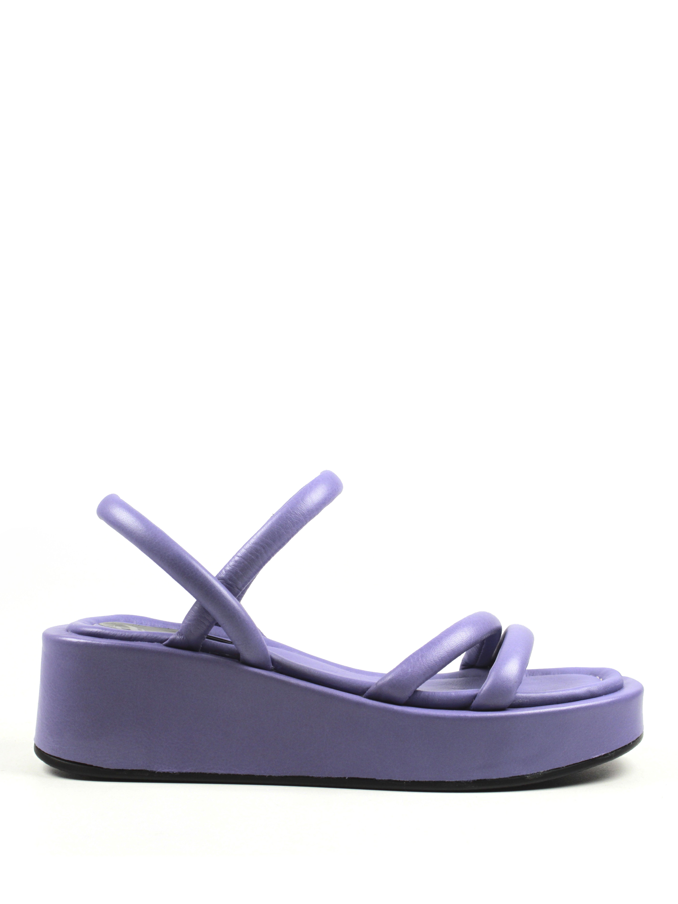 Шкіряні Жіночі Босоніжки It-girl  (269-196-lilac) колір бузковий