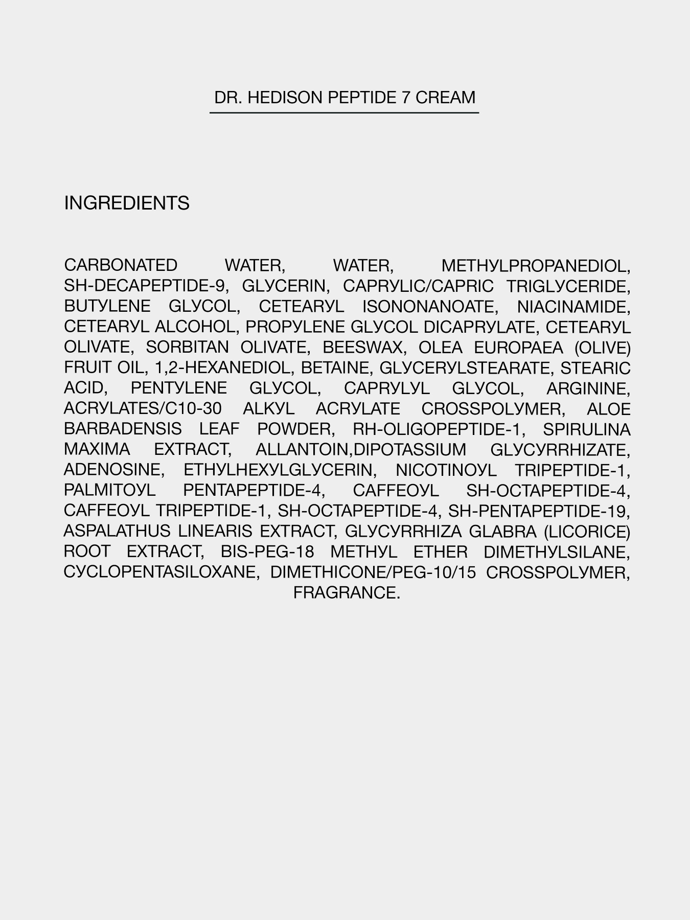 Лифтинг-крем Dr.HEDISON модель 12150701 Фото