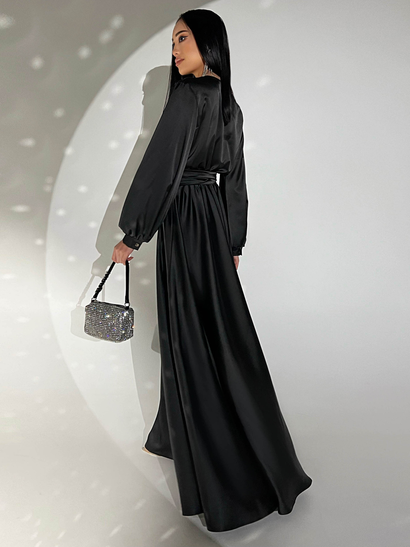 Платье макси Jadone Fashion модель Suknya_Shyk_chor Фото