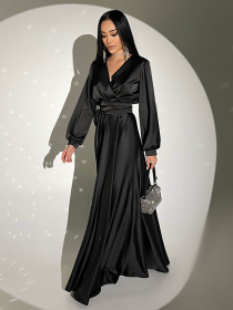 Платье макси Jadone Fashion модель Suknya_Shyk_chor Фото