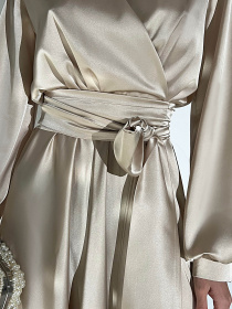 Платье макси Jadone Fashion модель Suknya_Shyk_bej Фото