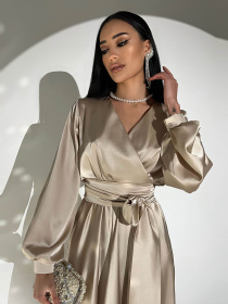 Платье макси Jadone Fashion модель Suknya_Shyk_bej Фото