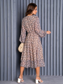 Платье миди ISSA Plus модель 14134_multicolor Фото