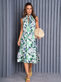 Платье миди ISSA Plus модель 14144_green Фото