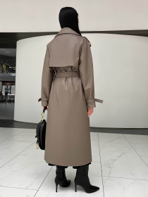 Тренч Jadone Fashion модель Trench_Nekst_podovzhenyy_mokko Фото
