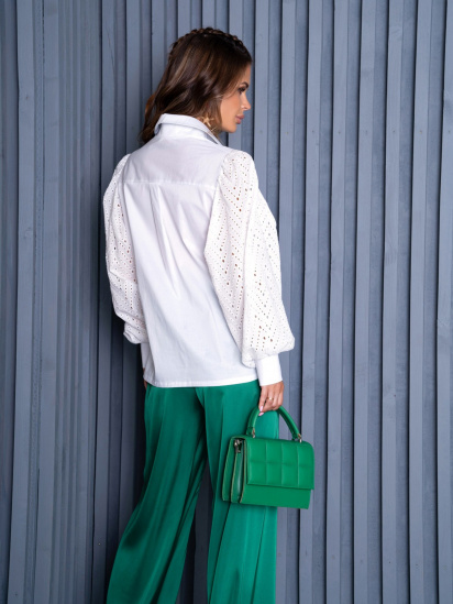 Сорочка ISSA Plus модель SA-481_white — фото 3 - INTERTOP