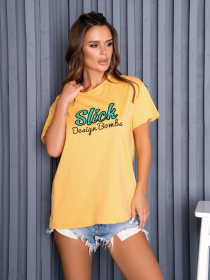 Футболка ISSA Plus модель WN20-501_yellow Фото