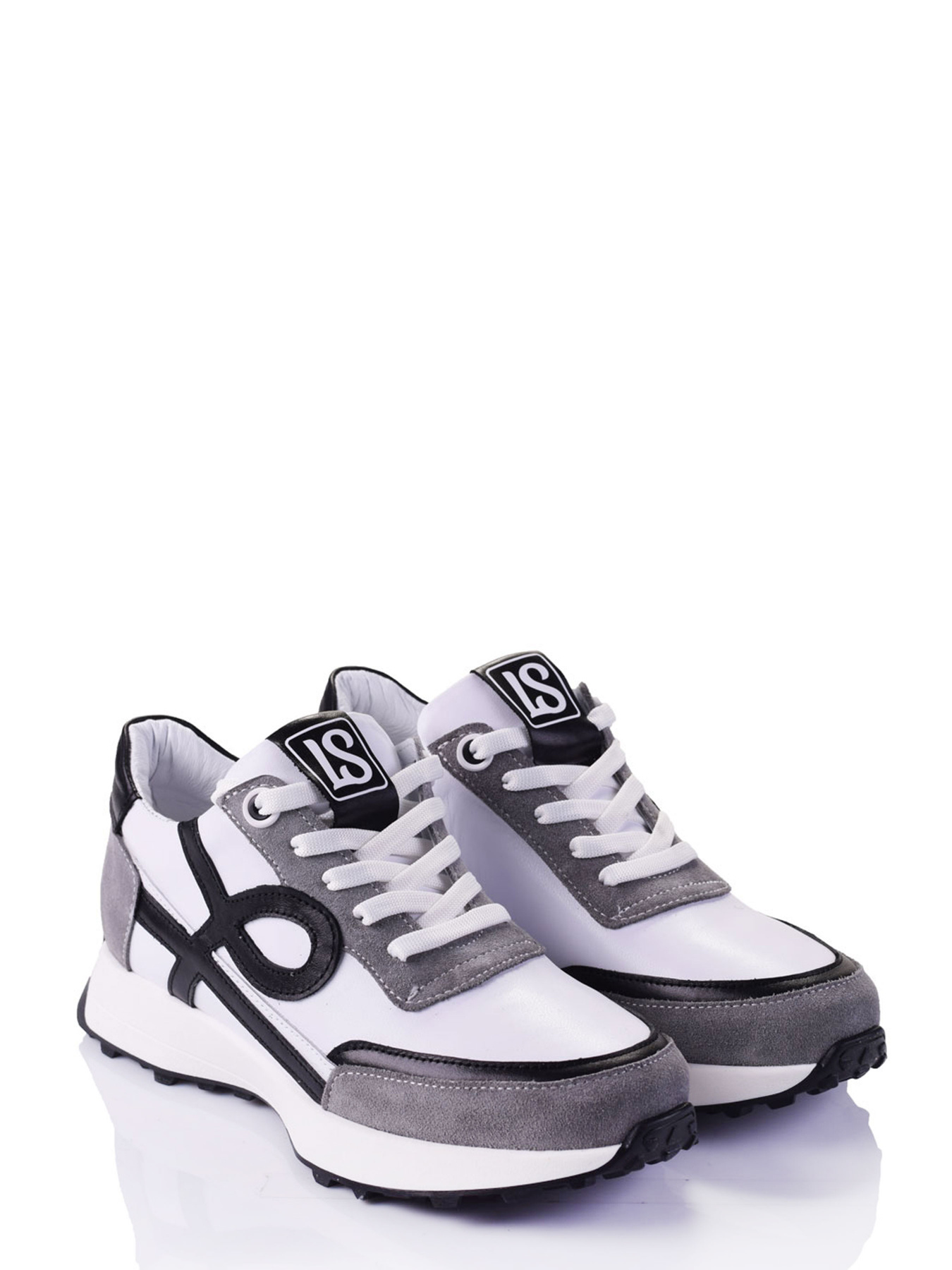 Кроссовки Derisan модель 175black-white Фото